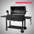 Outdoor Large Multifunction Trolley Smoker Charcoal BBQ Gril